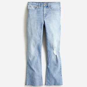 NWT J. Crew Demi-Boot Crop Jeans in Windsurf Wash